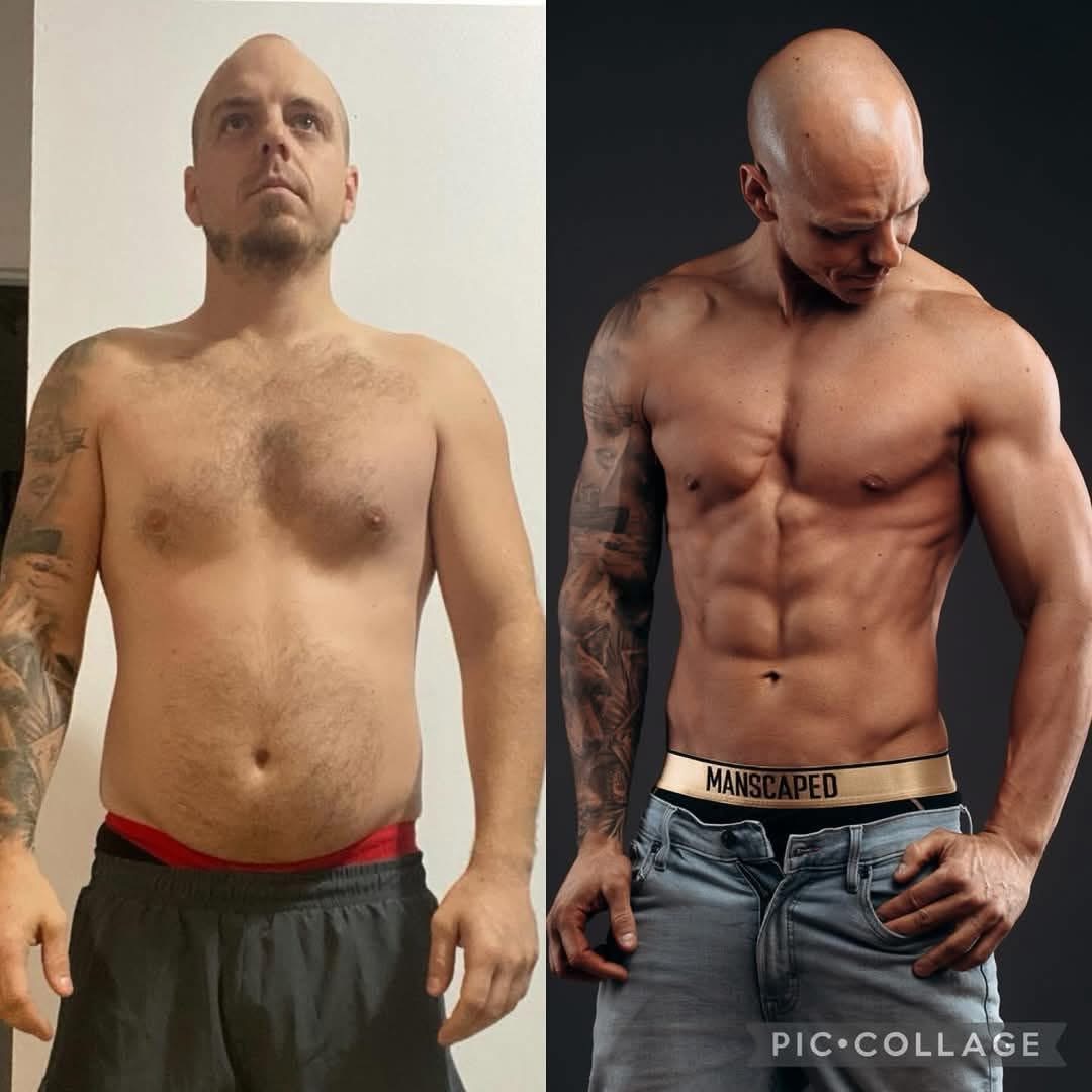 Transformation avant après